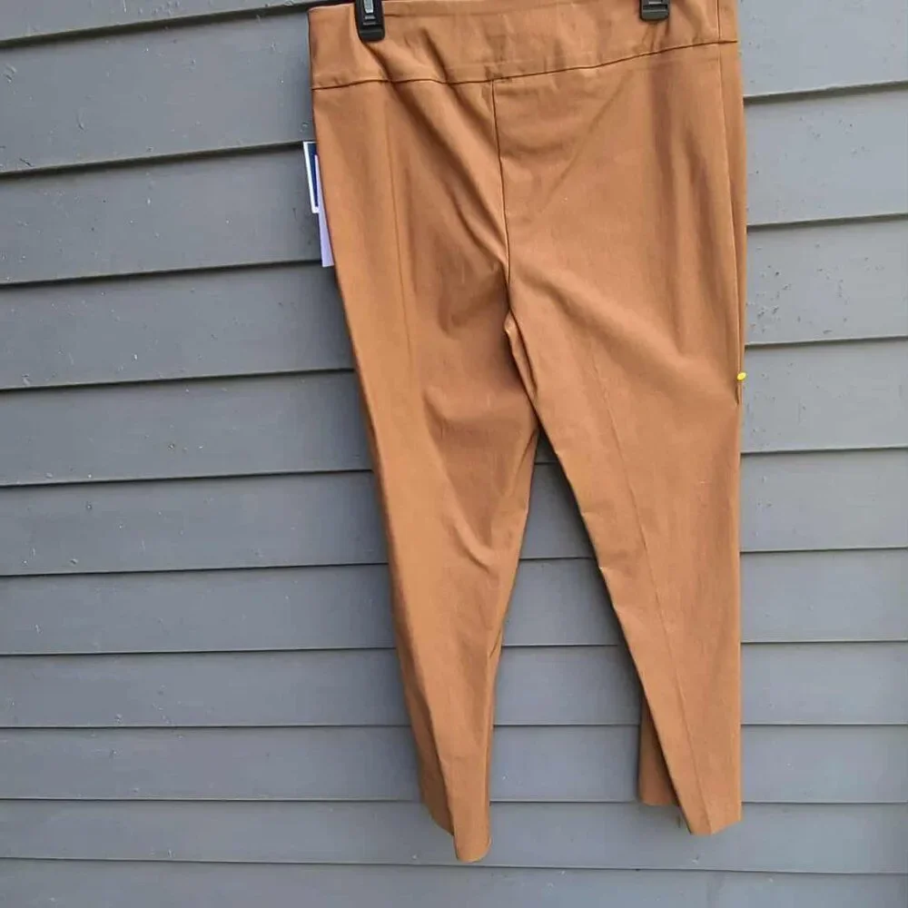 SC& Co Brown Flat Front Pants size 16 NWT!  NEW!